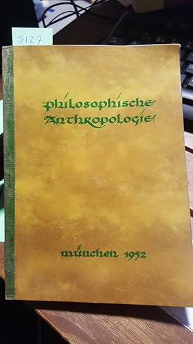 Image du vendeur pour Philosophische Anthropologie (Skripten des Studentenwerks Mnchen). mis en vente par Remagener Bcherkrippe