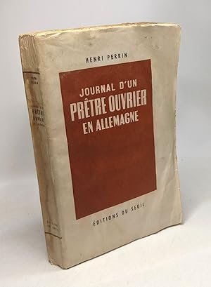 Seller image for Journal d'un prtre ouvrier en Allemagne for sale by crealivres