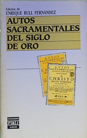 Image du vendeur pour Autos sacramentales del Siglo de Oro mis en vente par LIBRERA OESTE
