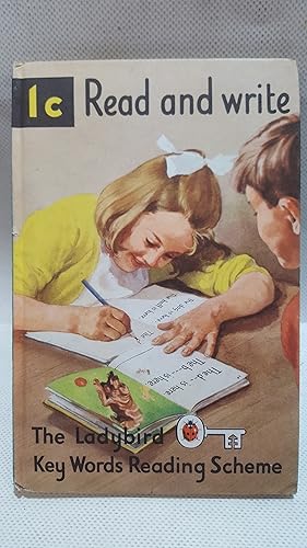 Bild des Verkufers fr Read and Write: The Ladybird Key Words Reading Scheme 1c zum Verkauf von Cambridge Rare Books