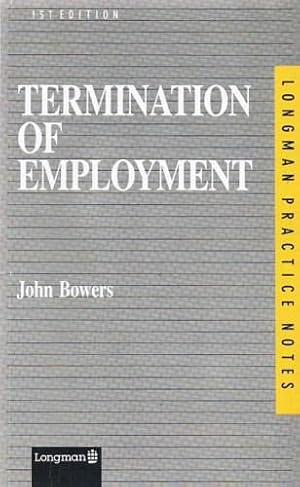 Bild des Verkufers fr Termination of Employment (Practice Notes) zum Verkauf von WeBuyBooks