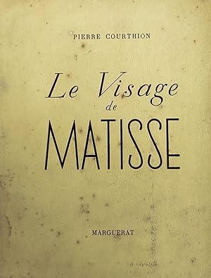 Seller image for LE VISAGE DE MATISSE for sale by libreria minerva