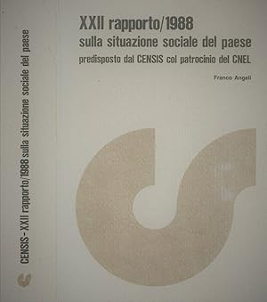 Bild des Verkufers fr XXII rapporto /1988 sulla situazione sociale del paese predisposto dal CENSIS col patrocinio del CNEL zum Verkauf von Biblioteca di Babele