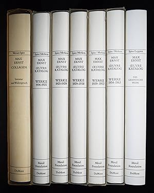 Seller image for Max Ernst. Oeuvre-Katalog. Werke 1906-1969 und Das graphische Werk. (7 Bnde). - Und: Spies, Werner. Max Ernst - Collagen. Inventar und Widerspruch. for sale by Antiquariat Haufe & Lutz