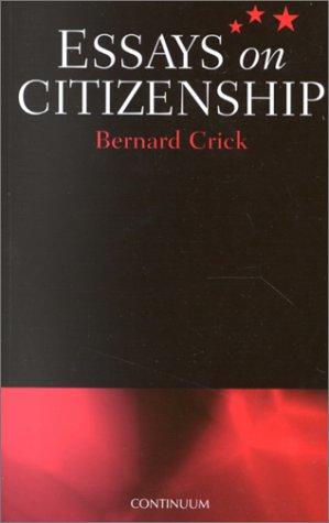 Bild des Verkufers fr Essays on Citizenship zum Verkauf von WeBuyBooks