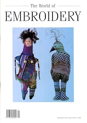 Bild des Verkufers fr The World of Embroidery : January 1999 : Volume 50 No 1 zum Verkauf von Godley Books