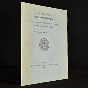 Seller image for The British Section of the Ravenna Cosmography By I.A. Richmond and O.G.S. Crawford. Communicated to the Society of Antiquaries for sale by Rooke Books PBFA