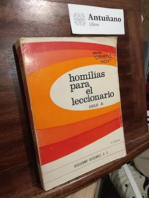 Imagen del vendedor de Homilias para el leccionario Ciclo A a la venta por Libros Antuano