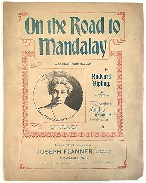 Seller image for On the Road to Mandalay (A Barrack-Room Ballad), Musical Supplement to the Sunday Examiner, September 25, 1898 for sale by Randall's Books