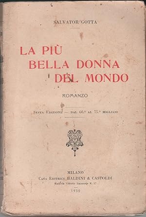 Immagine del venditore per La piu bella donna del mondo - Salvator Gotta venduto da libreria biblos