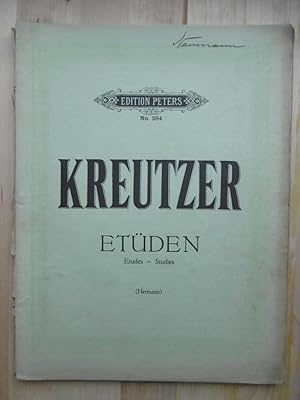 Immagine del venditore per 42 Etudes ou Caprices pour Violon. (Revus par Fr. Hermann. Nouvelle Edition.) venduto da Antiquariat Steinwedel