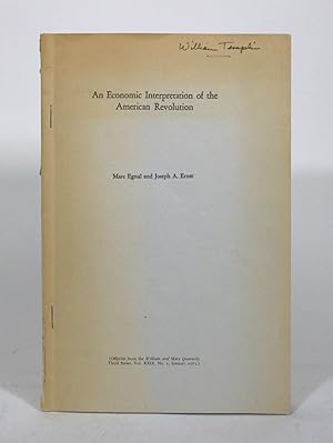 Seller image for An Economic Interpretation of the American Revolution for sale by Minotavros Books,    ABAC    ILAB