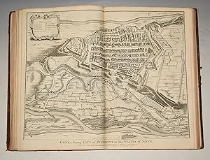 Original Copper Engraved View of Cony, a strong City of Piedmont in the States of Savoy.