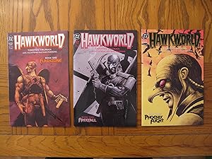 Bild des Verkufers fr Hawkworld (Hawkman) Full Run Set Mini-Series High Grade #1, 2, and 3 PLUS Hawkworld (Series) #1 zum Verkauf von Clarkean Books