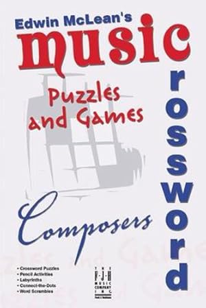 Bild des Verkufers fr Music Crossword Puzzles and Games - Composers by Edwin McLean [Paperback ] zum Verkauf von booksXpress
