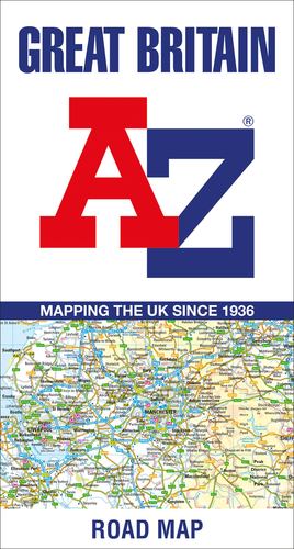 Bild des Verkufers fr Great Britain A-Z-Road Map by Aâ"Z Maps [Map ] zum Verkauf von booksXpress