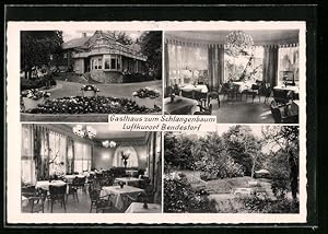 Bild des Verkufers fr Ansichtskarte Bendestorf im Kleckerwadl, Hotel Haus Schlangenbaum, Innenansichten zum Verkauf von Bartko-Reher