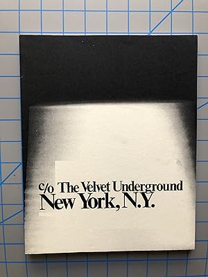 Bild des Verkufers fr c/o The Velvet Underground New York, NY zum Verkauf von Mausoleum Books