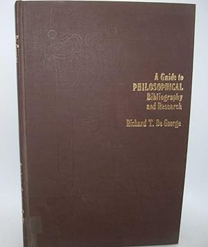 Imagen del vendedor de A Guide to Philosophical Bibliography and Research (The Century Philosophy Series) a la venta por Easy Chair Books