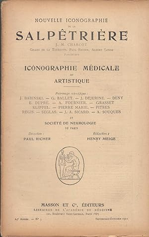 Imagen del vendedor de Nouvelle Iconographie de la Salptrire n 5 septembre octobre 1911 a la venta por PRISCA