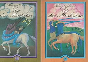 Die drei Musketiere. In zwei Bänden. Roman. [Aus dem Französischen übersetzt von Herbert Bräuning...