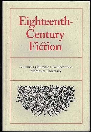 Seller image for Eighteenth-Century Fiction Vol.13, Number 1 October 2000 for sale by Bluestocking Books
