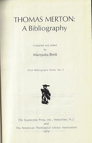 Thomas Merton: A Bibliography