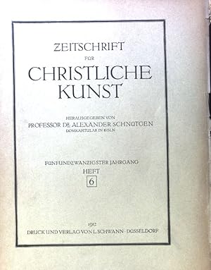 Bild des Verkufers fr Drei Ikonen in Klstern Jerusalems. - in: Zeitschrift fr Christliche Kunst. 25. Jahrgang. Heft 6; zum Verkauf von books4less (Versandantiquariat Petra Gros GmbH & Co. KG)