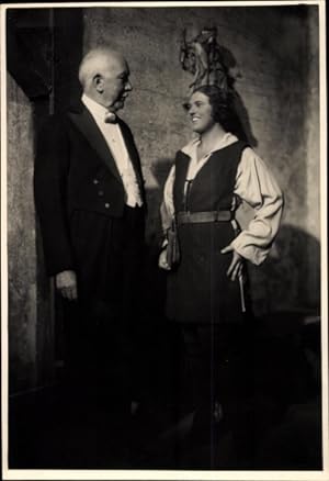 Foto Ansichtskarte / Postkarte Komponist Richard Strauss und Opernsängerin Victoria Ursuleac, Por...