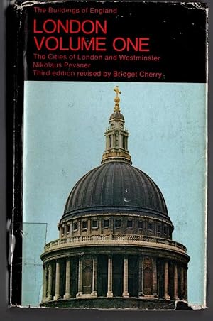 Seller image for LONDON VOLUME ONE (1): THE CITIES OF LONDON AND WESTMINSTER for sale by Mr.G.D.Price