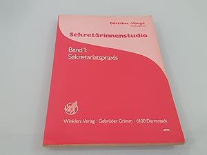 Bild des Verkufers fr Sekretrinnenstudio. Band 1 Sekretariatspraxis zum Verkauf von SIGA eG