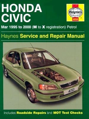 Bild des Verkufers fr Honda Civic Service and Repair Manual: 1995 to 2000 (Haynes Service and Repair Manuals) zum Verkauf von WeBuyBooks