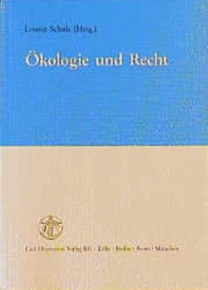 Seller image for kologie und Recht. for sale by Antiquariat Thomas Haker GmbH & Co. KG