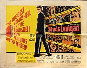 Bild des Verkufers fr Studs Lonigan (Original half sheet poster from the 1960 film) zum Verkauf von Royal Books, Inc., ABAA