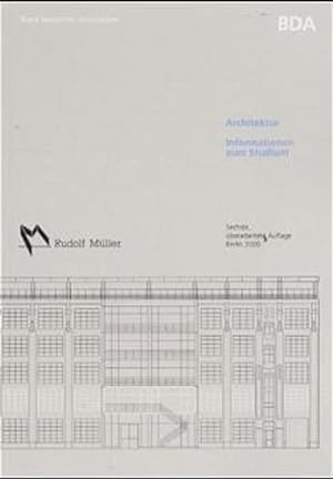 Immagine del venditore per Architektur. Informationen zum Studium. venduto da Antiquariat Thomas Haker GmbH & Co. KG