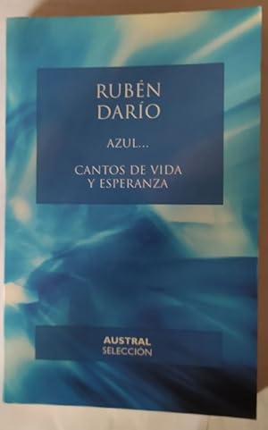 Image du vendeur pour Azul.Cantos de vida y esperanza. mis en vente par La Leona LibreRa