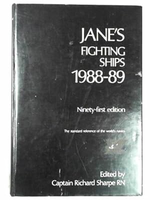 Bild des Verkufers fr Jane's fighting ships 1988-89 zum Verkauf von Cotswold Internet Books