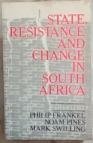 Image du vendeur pour State, Resistance And Change In South Africa mis en vente par Chapter 1