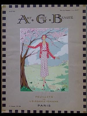 ART GOÛT BEAUTE n°128 1931 - MODE, PAQUIN, LANVIN, SPRING FASHION, CHERRY TREE