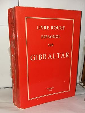 Seller image for Livre rouge espagnol sur Gibraltar for sale by Librairie Albert-Etienne