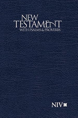 Seller image for NIV, New Testament with Psalms and Proverbs, Pocket-Sized, Paperback, Blue by Zondervan [Paperback ] for sale by booksXpress