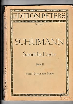 Schubert (a Collection of Vocal Scores)