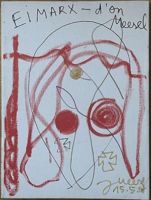 Ei Marx. Farbstift auf Leinwand. 40 x 30 cm. Unten rechts datiert "15.05.07" und signiert "JMeese".