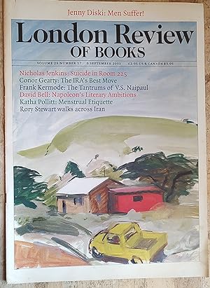 Seller image for London Review Of Books 6 September 2001 for sale by Shore Books