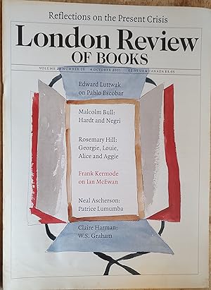 Seller image for London Review Of Books 4 October 2001 for sale by Shore Books