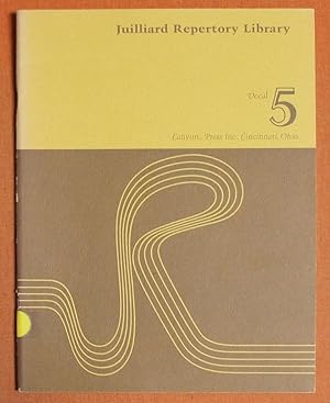 Seller image for Juilliard Repertory Library, Vocal 5 for sale by GuthrieBooks