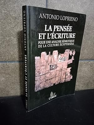 Imagen del vendedor de Antonio Loprieno. La pense et l'criture: Pour une analyse smiotique de la culture gyptienne (French Edition) a la venta por Lauso Books