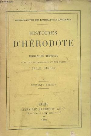 Seller image for Histoires d'Hrodote ( Collection "Chefs-d'oeuvre des littratures anciennes") for sale by Le-Livre