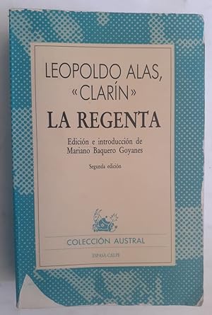 Seller image for La Regenta for sale by Librera Ofisierra