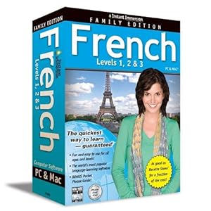 Bild des Verkufers fr Instant Immersion French, Level 1-2 & 3: Family Edition zum Verkauf von WeBuyBooks